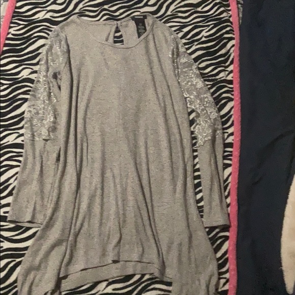 Heather Gray Tunic top - Picture 7 of 10